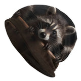 New Fashionable winter raccoon hat
