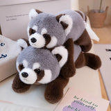 Lifelike Gray Raccoon Plush Toy Animals-Aso