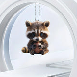 Cute Raccoon Rugby Pendant Decor - animalsaso02