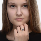 New 925 Sterling Silver Dinosaur Rings Animals-Aso