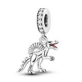 925 Sterling Silver Dinosaur Charms Beads-Animals Aso