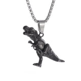 New Cute Dinosaur Pendant Necklace Animals-Aso