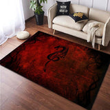 New Dragon Animal Printed Carpet - Animals Aso