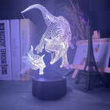 3D Dinosaur Night Light Desk Lamp