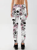 Fashion Women Skull Leggings Animals-Aso