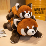 New Cute Red Raccoon Plush Toy Animals-Aso