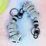 3D Raccoon Stress Relief Keychain