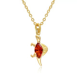 Fashion Delicate Zircon Dinosaur Necklaces