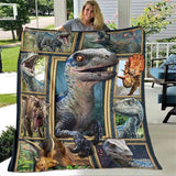 New Amazing Dinosaur Blanket - Animals Aso