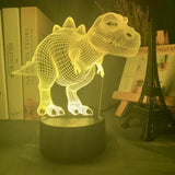 3D Dinosaur Night Light Desk Lamp