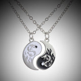 Fashion Dragon Couple Bracelet Necklace Boyfriend Animals-Aso