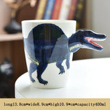 Creative Dinosaur Ceramic Mug Animals Aso