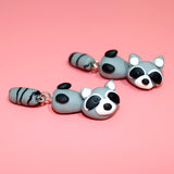 New Cute Raccoon Earrings - animalsaso02