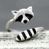 Cute Raccoon Ring Animals Aso