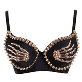 Fashion Skull Bralette For Women Animals Aso