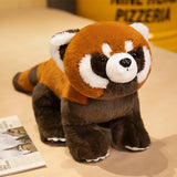 New Cute Red Raccoon Plush Toy