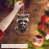 Cute Raccoon Rugby Pendant Decor - animalsaso02