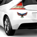 American Flag Bald Eagle Car Sticker Animals-Aso