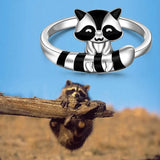 Cute Raccoon Ring Animals Aso