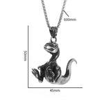 New Cute Dinosaur Pendant Necklace Animals-Aso