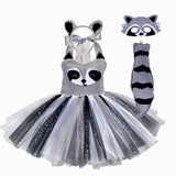 New Girls Raccoon Costume Animals-Aso