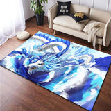 New Dragon Animal Printed Carpet - Animals Aso