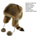 New Winter Hat Cute Raccoon-Animals Aso