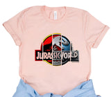 Jurassic Park Women's Dinosaur Print T-Shirt Animals-Aso