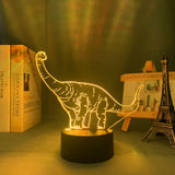 3D Dinosaur Night Light Desk Lamp