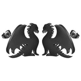 New Cute Dragon Stainless Steel Earrings Animals-Aso