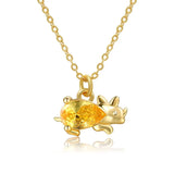 Fashion Delicate Zircon Dinosaur Necklaces