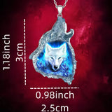 New Elegant Wolf Necklace Animals Aso
