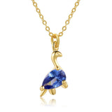 Fashion Delicate Zircon Dinosaur Necklaces