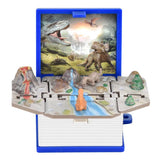 3d Stereoscopic Dinosaur Folding Bomb Book Mini Keychain - animalsaso02