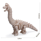 3D Printed Dinosaur toy Figurine Skeleton Prehistoric Animals Aso