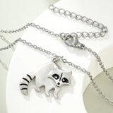 Amazing Raccoon Pendant Necklaces Animals-Aso