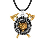 Vintage Wolf Necklaces Stainless Steel