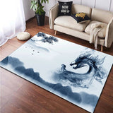New Dragon Animal Printed Carpet - Animals Aso