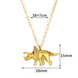 Trend Dinosaurs Pendant Necklace Animals Aso