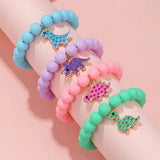 4-Pack Cute Cartoon Dinosaur Bracelets