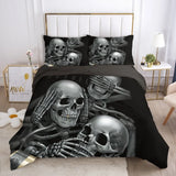 New Fashion Skull Duvet Cover