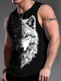 Street Fashion Personality Wolf Sleeveless