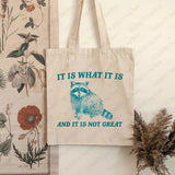 New Fashion Raccoon Pattern Shoulder Bags Animals-Aso