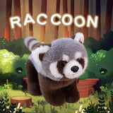 Lifelike Gray Raccoon Plush Toy