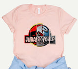 Jurassic Park Women's Dinosaur Print T-Shirt Animals-Aso