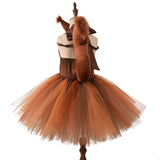 New Costume Children's Squirrel Dress Animals Aso
