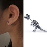 Vintage Dinosaur Stud Earrings Animals Aso