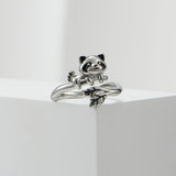 New Creative Cute Raccoon Ring