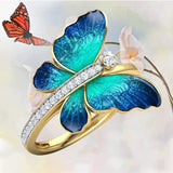 New Fashion Butterfly Rings - animalsaso02