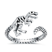 New 925 Sterling Silver Dinosaur Rings Animals-Aso